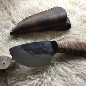 Jeff White Flathead Buffalo Dresser with leather sheath