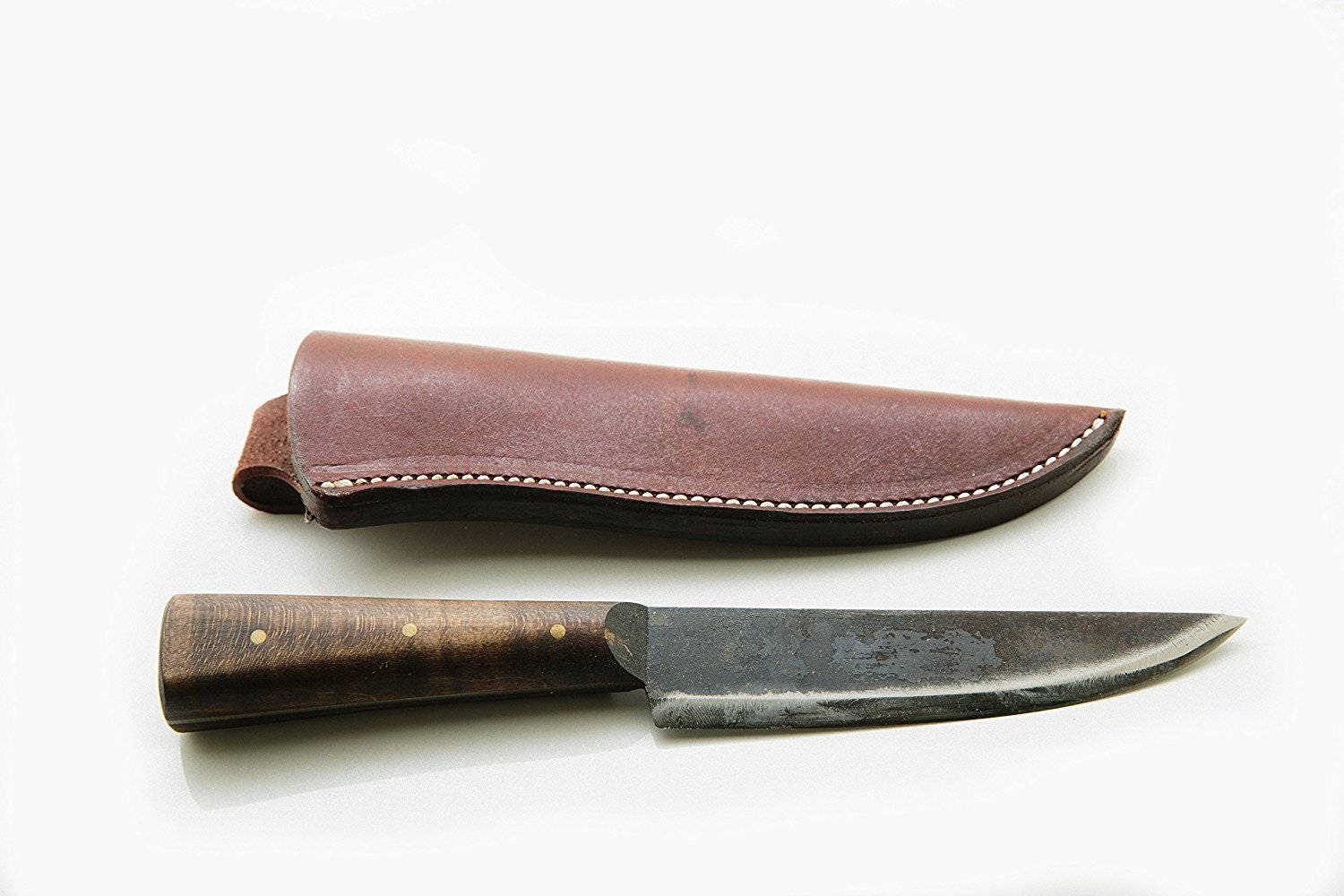 Jeff White English Trade Knife Curly Maple W/ Sheath Etsy