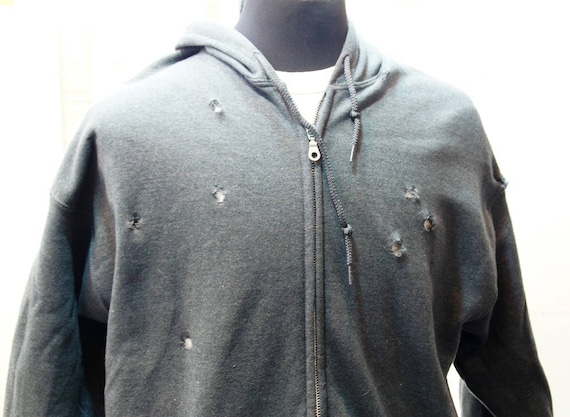 Luke cage bullet hole hoodie Clearance