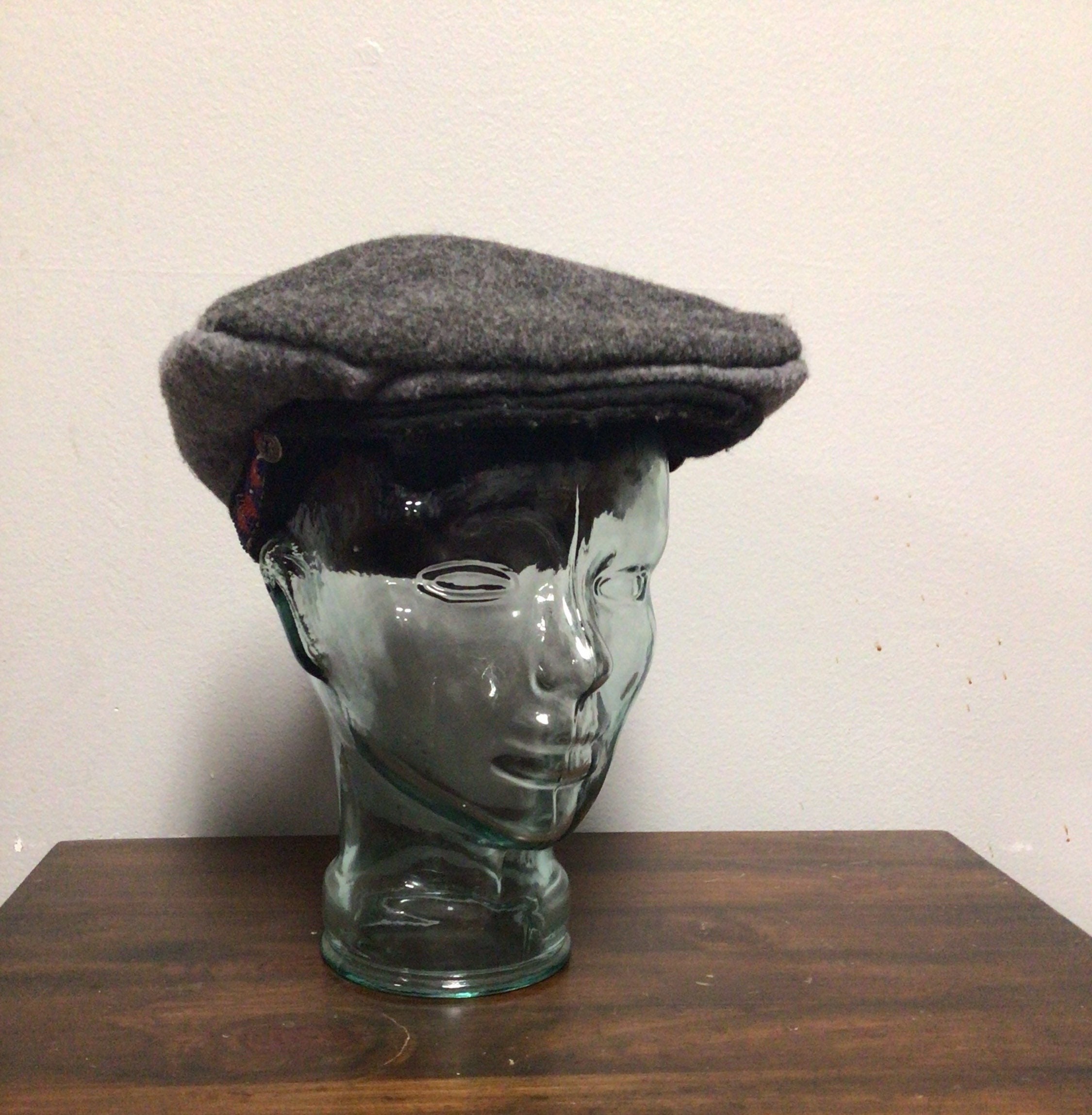 1/1 Grey Handmade Artisan Newsboy Cap - the Congenial Hatter