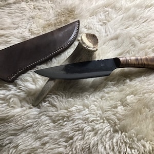 Coltello Jeff White Frontier da 6 pollici con fodero in pelle