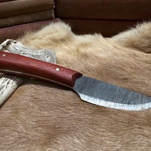 Bezalel Collective ARTISAN SERIES Coltello da campo Padauk Tiger Stripe