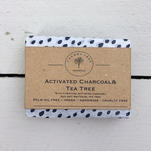 Tea Tree and Charcoal Cold Processed Soap