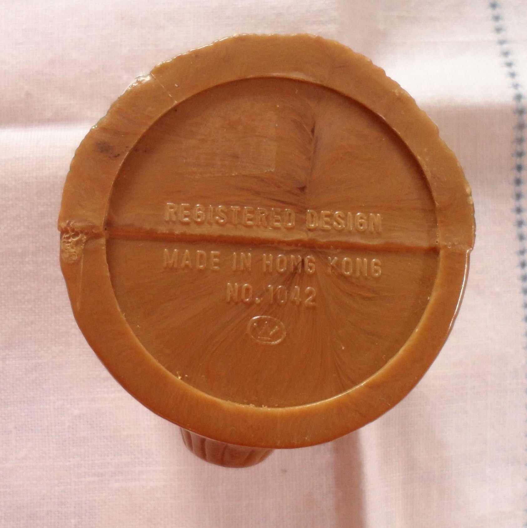 Easter Bunnies. Vintage Plastic Egg Cups. Children's. 1950s. Kitsch