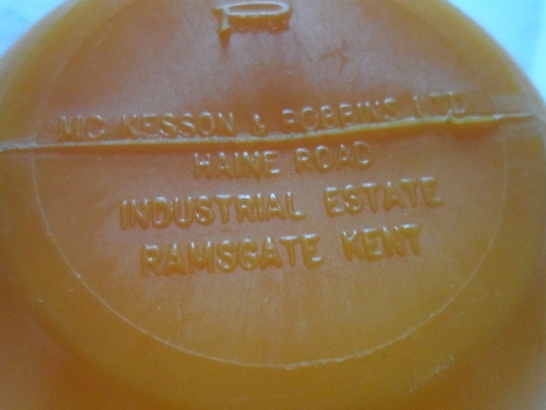 Squeezable Ketchup Bottle. Tomato Sauce. 1950s. Yellow. Mustard