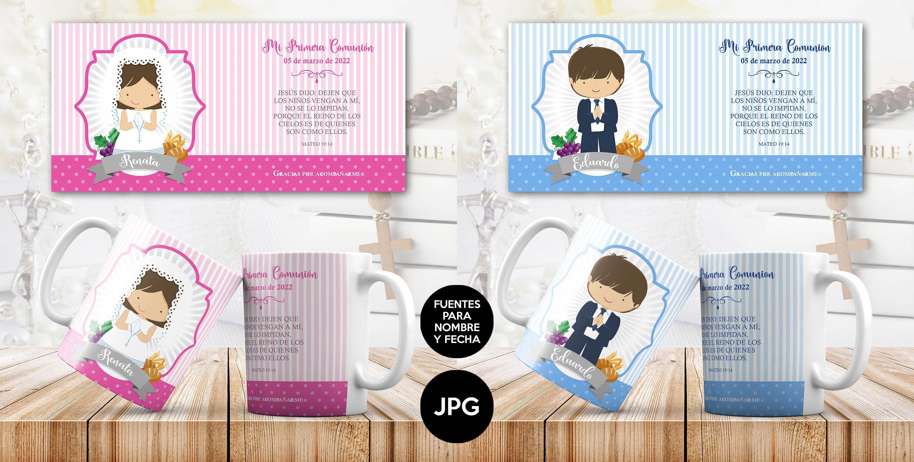 ▷ Tazas para sublimar personalizados