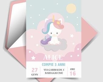 MAGIC UNICORN party kit for birthday party. Available modular party kit in pdf or already printed and ready to use.