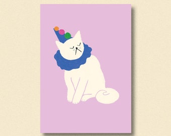 Birthday kitty | postcard