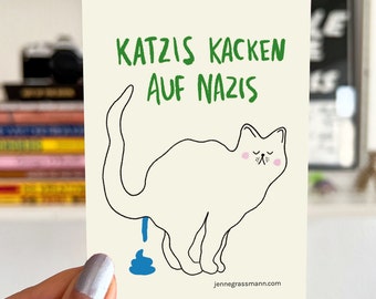 Sticker pack cats poop on Nazis