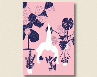 Yoga Gurl | postcard