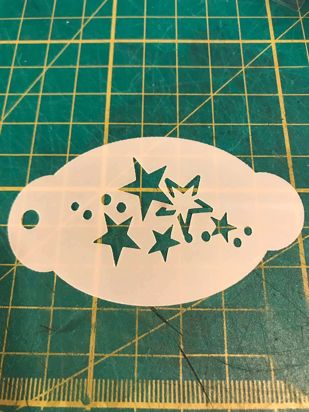 Stars Face Paint Stencil Mylar Etsy