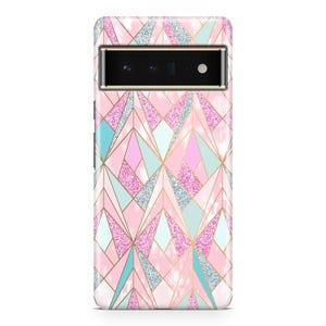 Geometric Winter Case - Google Pixel 10a, 10, 9a, 9, 9 Pro, 9 Pro XL, 8a, 8, 8 Pro, 7a, 7, 7 Pro, 6, 6a, 6 Pro, 5, 4a 5g, 4a, 4 XL, 3a xl, 3