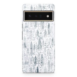 Winter Forest Case - Google Pixel 10a, 10, 9a, 9, 9 Pro, 9 Pro XL, 8a, 8, 8 Pro, 7a, 7, 7 Pro, 6, 6a, 6 Pro, 5, 4a 5g, 4a, 4 XL, 3a xl, 3 xl