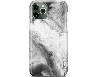 Black & White Marble Series III Case - Apple iPhone 15, 14, 13, 12, 11, Pro Max, Pro, Plus, Mini, Xs Max, Xs, Xr, 8+, 8, 7+, 7, SE