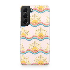 Happy Sun Case - Samsung Galaxy S25, S24, S23, S22, S21, S20, S10, S9, Ultra, Plus, FE, Note 20, 10, 9, A73, A53, A33, A72, A52, A32, +