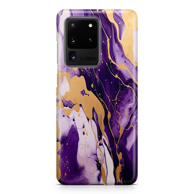 Violet Ink Case for Samsung Galaxy S26, S25, S24, S23, S22, S21, S20, S10, S9, Ultra, Plus, FE, Note 20, 10, 9, A73, A53, A33, A72, A52, + image 2