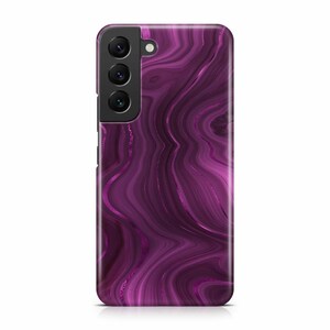 Amethyst Strata I Case for Samsung Galaxy S26, S25, S24, S23, S22, S21, S20, S10, S9, Ultra, Plus, FE, Note 20, 10, 9, A73, A53, A33, A72