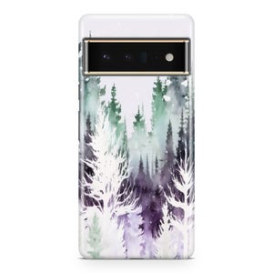 Winter Pines Case - Google Pixel 10a, 10, 9a, 9, 9 Pro, 9 Pro XL, 8a, 8, 8 Pro, 7a, 7, 7 Pro, 6, 6a, 6 Pro, 5, 4a 5g, 4a, 4 XL, 3a xl, 3 xl