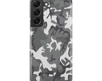 Grey Camo Case for Samsung Galaxy S26, S25, S24, S23, S22, S21, S20, S10, S9, Ultra, Plus, FE, Note 20, 10, 9, A73, A53, A33, A72, A52, +