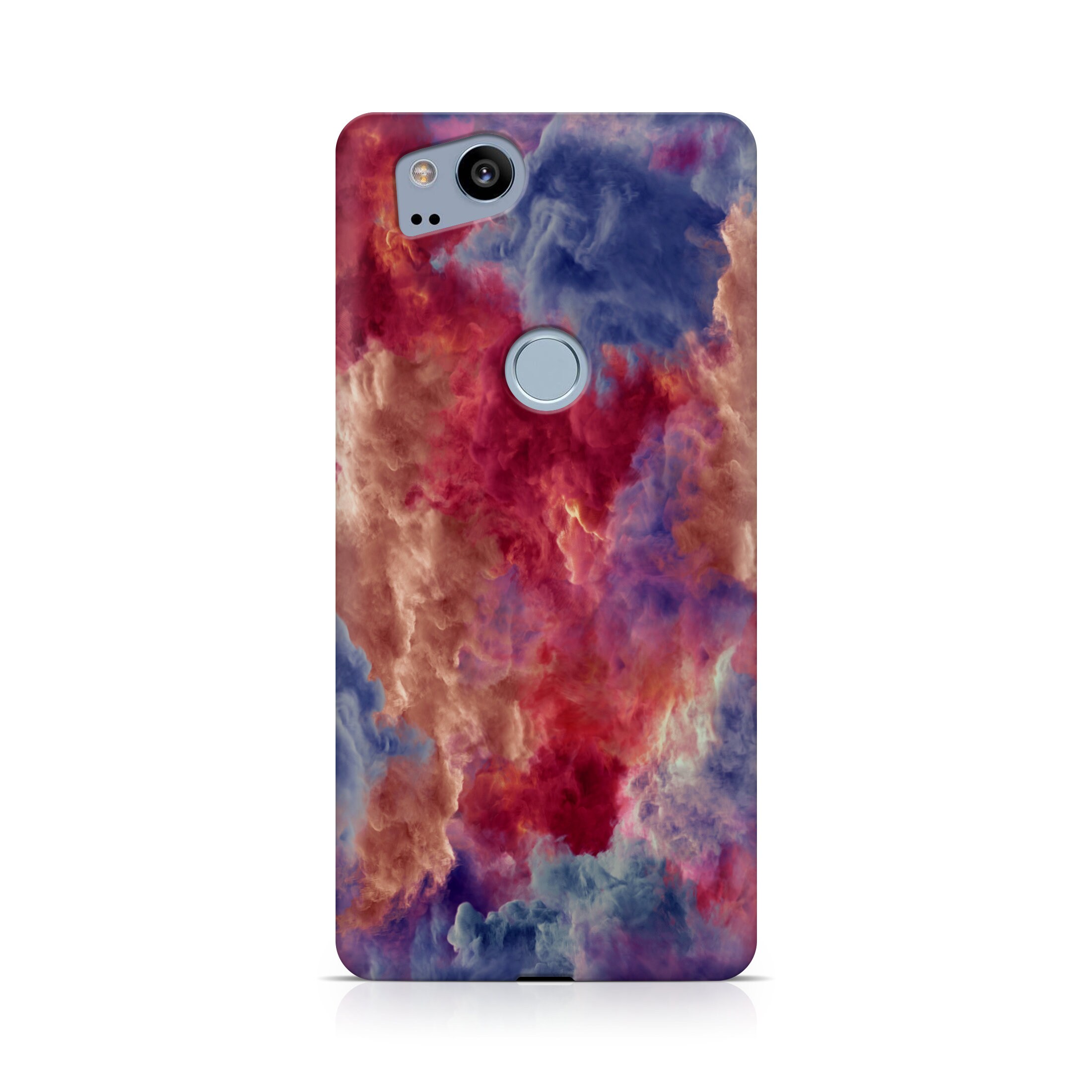 Red & Blue Smoke Cloud Case Iphone 12 Mini Galaxy S20 - Etsy