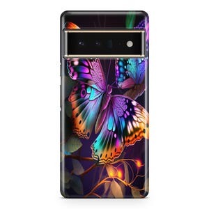 Atomic Butterflies Case - Google Pixel 11, 10a, 10, 9a, 9, 8a, 8, 7a, 7, 6a, 6, 5, 4a 5g, 4a, 4, 3a, 3, Pro, Pro XL