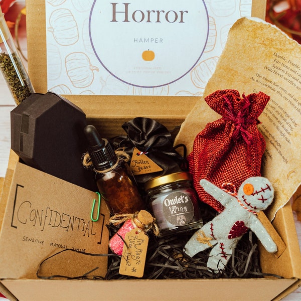 Horror Easter Gift | Horror Gift Set | Horror Gifts Her | Alternative Birthday Gift | Witchy Wizard Gifts | Horror Hamper | Horror Gifts Him