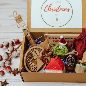 Adults Christmas Eve Hamper, Eco Christmas Gifts, Christmas Present, Christmas Gift Set, Christmas Gifts For Her, Secret Santa Gift For Her image 1