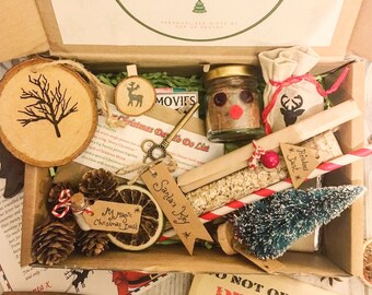 Personalised Christmas Eve Box | Christmas Box | Eco Friendly Christmas Gift | Christmas Eve Hamper | Christmas Gift For Him | Secret Santa