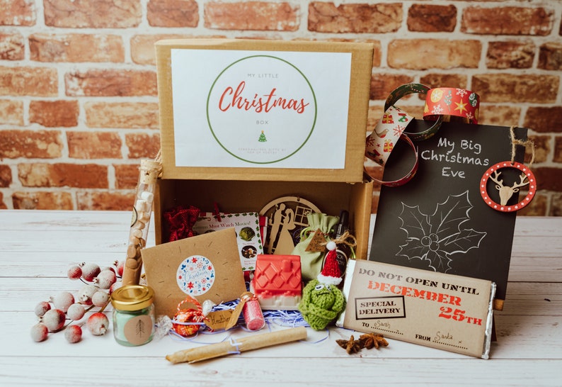 Adults Christmas Eve Hamper, Eco Christmas Gifts, Christmas Present, Christmas Gift Set, Christmas Gifts For Her, Secret Santa Gift For Her image 3