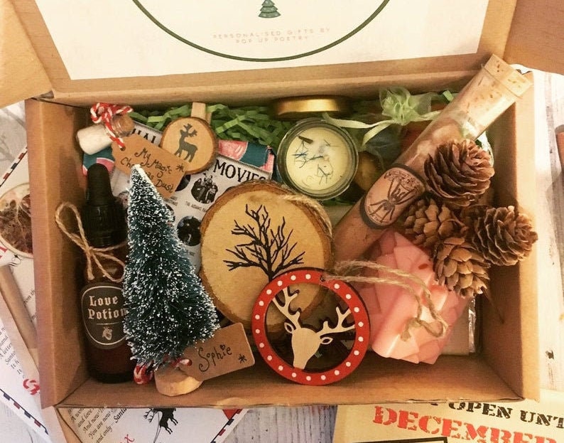 Adults Christmas Eve Hamper, Eco Christmas Gifts, Christmas Present, Christmas Gift Set, Christmas Gifts For Her, Secret Santa Gift For Her image 2