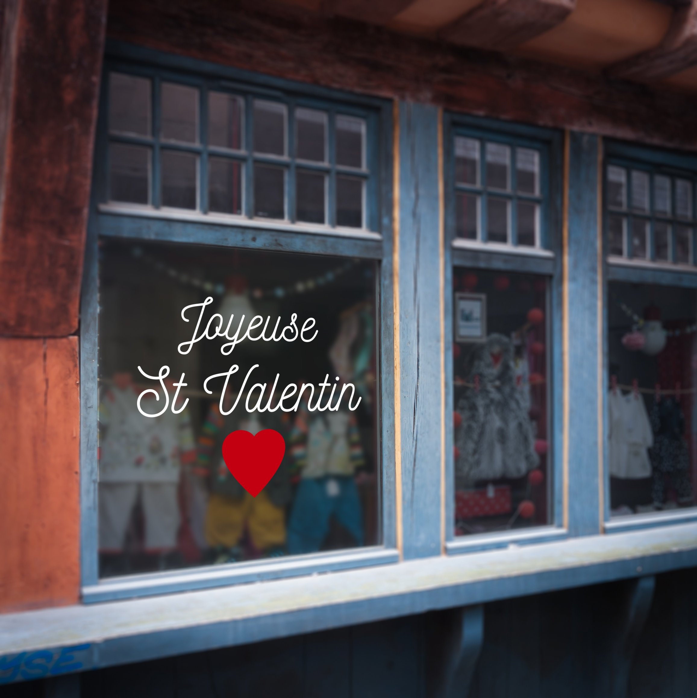 Stickers Vitrophanie St Valentin - 07