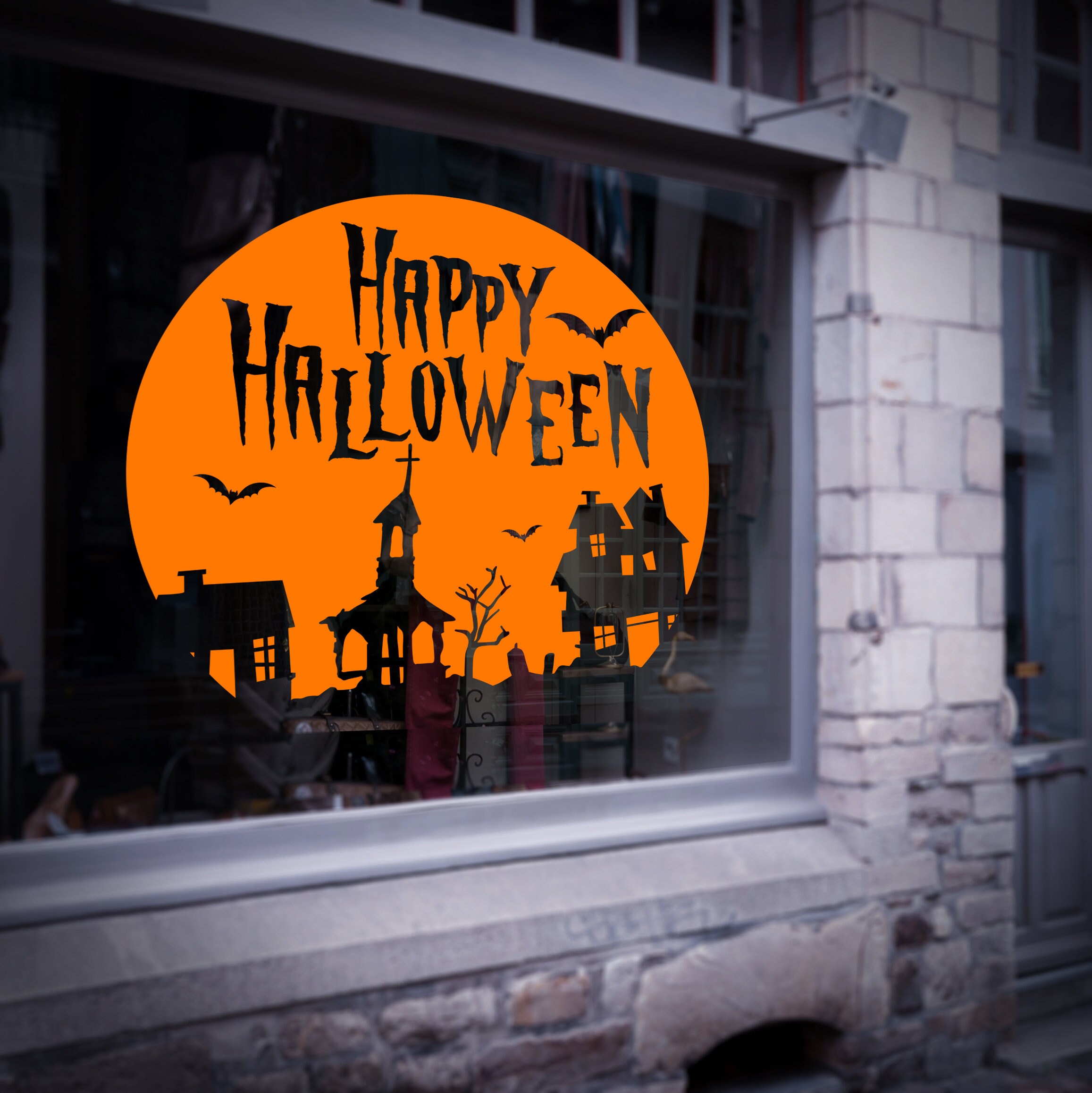 stickers Vitrophanie Halloween - 12