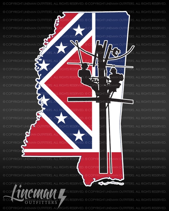 Protect Our Flag Southern flag decal Truck Punisher Skull Mississippi State
