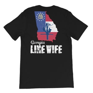Georgia Line Wife Power Lineman Short-Sleeve Unisex T-Shirt