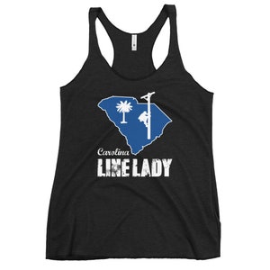 South Carolina Line Lady Women&#39;s Racerback Tank