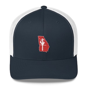 State of Georgia Power Lineman Trucker Cap