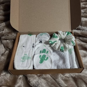 White Relaxation Gift box for women birthday Sister Green Bathroom Spa Kits Gifts Pamper Box Handmade Ukraine Eco friendly gifts Her basket