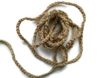 Handmade Burlap Jute Ribbon: Rustic Wedding Decor, Natural Trim