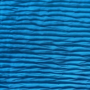 Turquoise Pleated Chiffon Fabric Polyester Crinkle Fabric for Dresses Skirts and Apparel Fabric by the Yard image 11