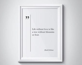 Khalil Gibran Quote Etsy