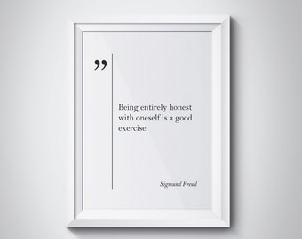 Sigmund Freud Quote Sigmund Freud Wall Art Psychology Quotes Sigmund Freud Print Inspiring Art Friend Gift Sigmund Freud Art Coworker Gift