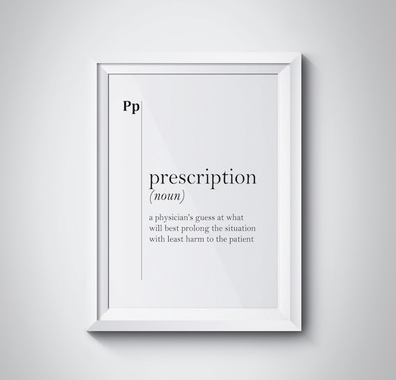 Prescription Definition Funny Gift for Pharmacist Doctor Gift - Etsy Prescription Definition Funny Gift for Pharmacist Doctor Gift - Etsy
