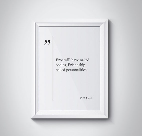 Buy C. S. Lewis Quote Best Friend Gift Friendship Quotes Online in India 