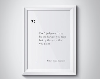 Robert Louis Stevenson Quote Inspirational Art Louis Stevenson Print Stevenson Wall Art Stevenson Poster Stevenson Art Home Decor Motivation