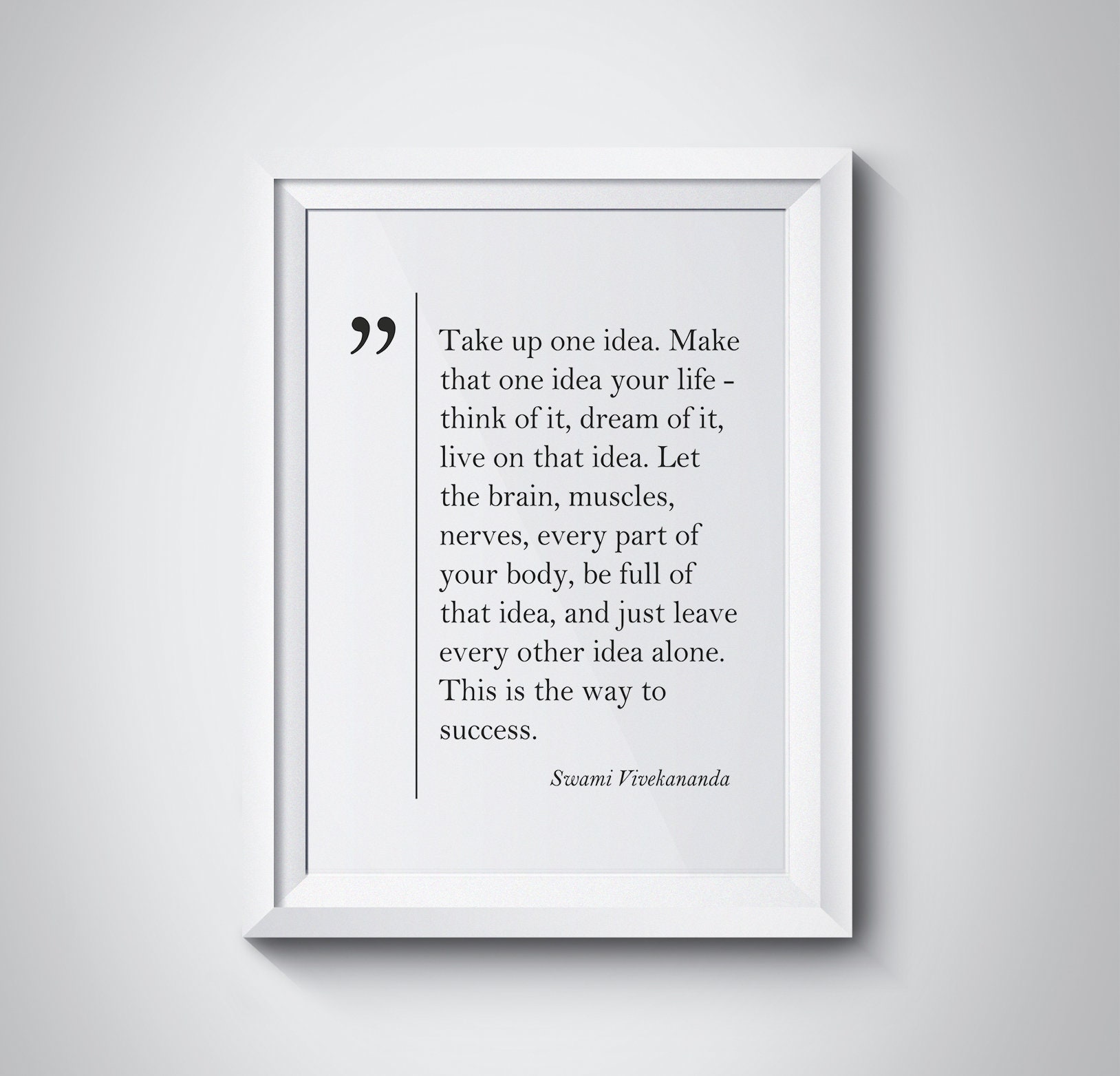 ChakaChaundh.com | The Largest selection of Swami Vivekananda Quotes Wall  frame – Chaka Chaundh, image size:1628x1563