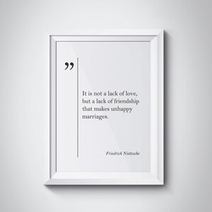 Friedrich Nietzsche Quote Friend Gift Friendship Quote Friendship Print Nietzsche Wall Art Friendship Gift Nietzsche Print Old Friend Gift