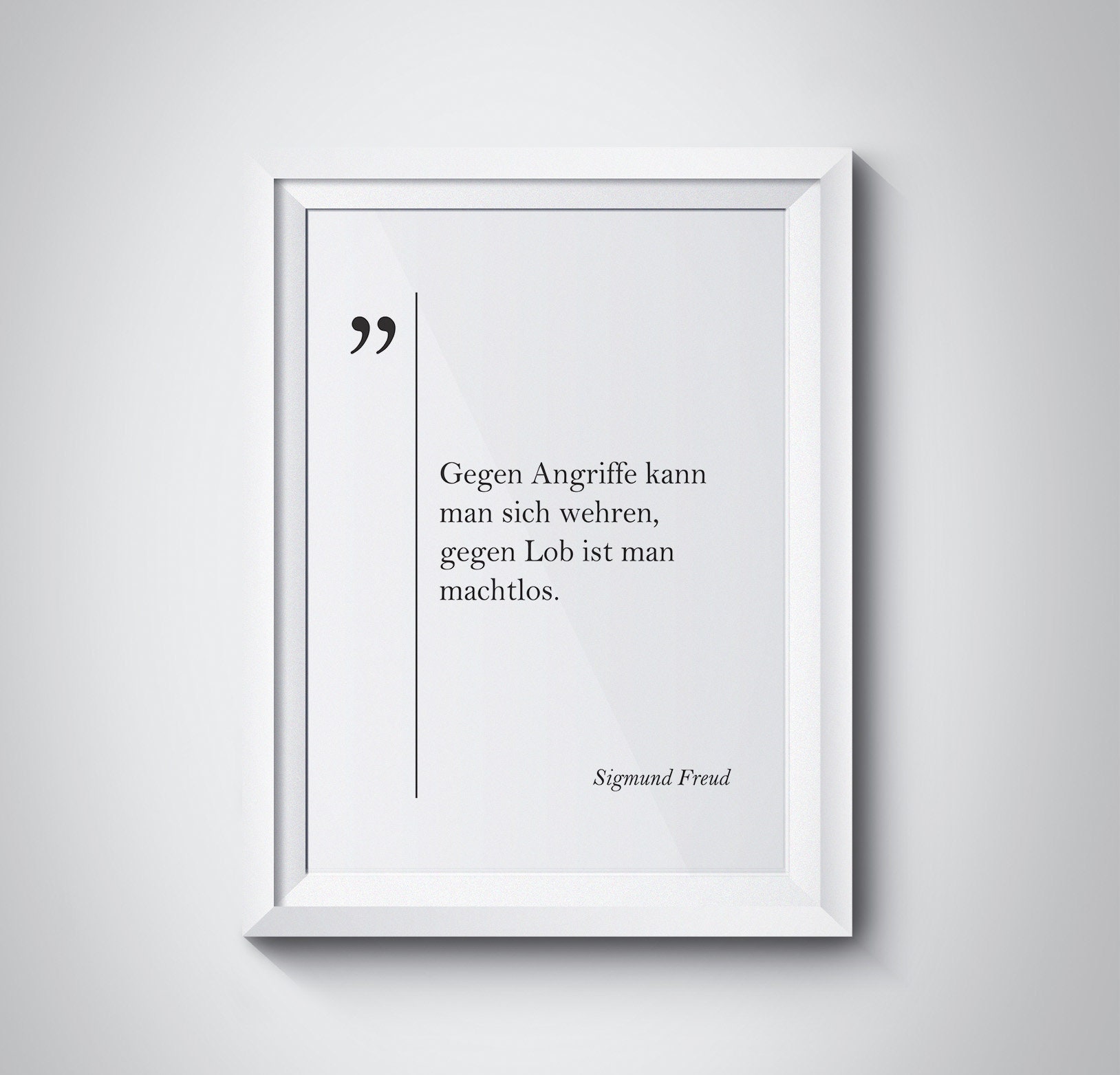 Sigmund Freud Quote Deutsche Zitaten German Quotes Life Quotes Etsy