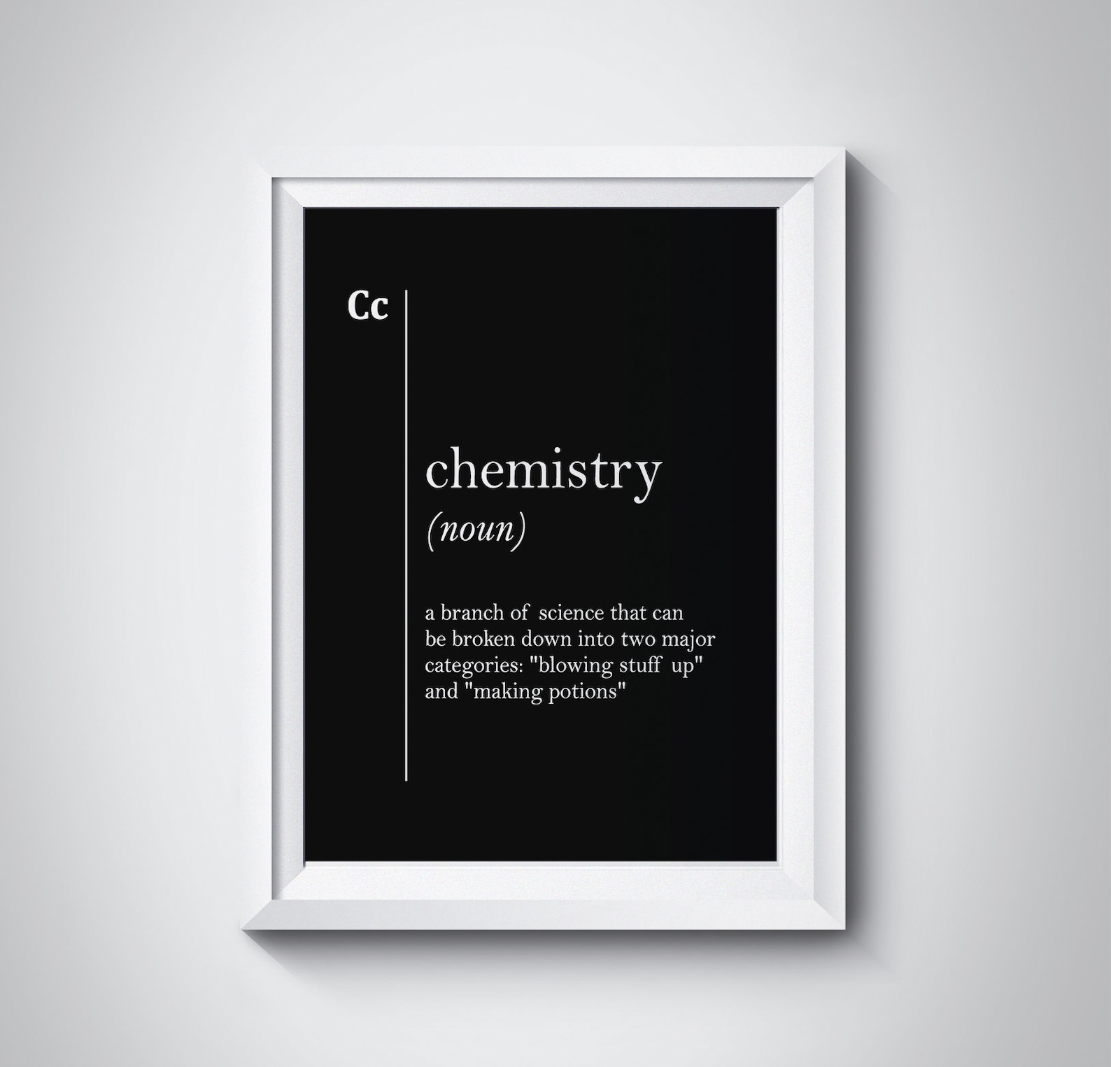 Chemistry Wall Art Chemistry Teacher Gift Science Wall Art Chemistry