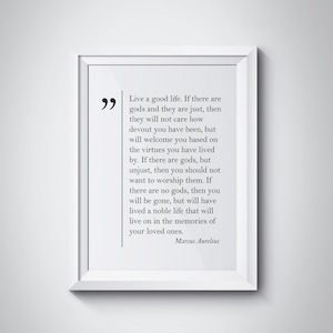 Marcus Aurelius Quote Philosophy Quotes Marcus Aurelius Art Life Quotes Marcus Aurelius Print Aurelius Wall Art Positive Friend Gift