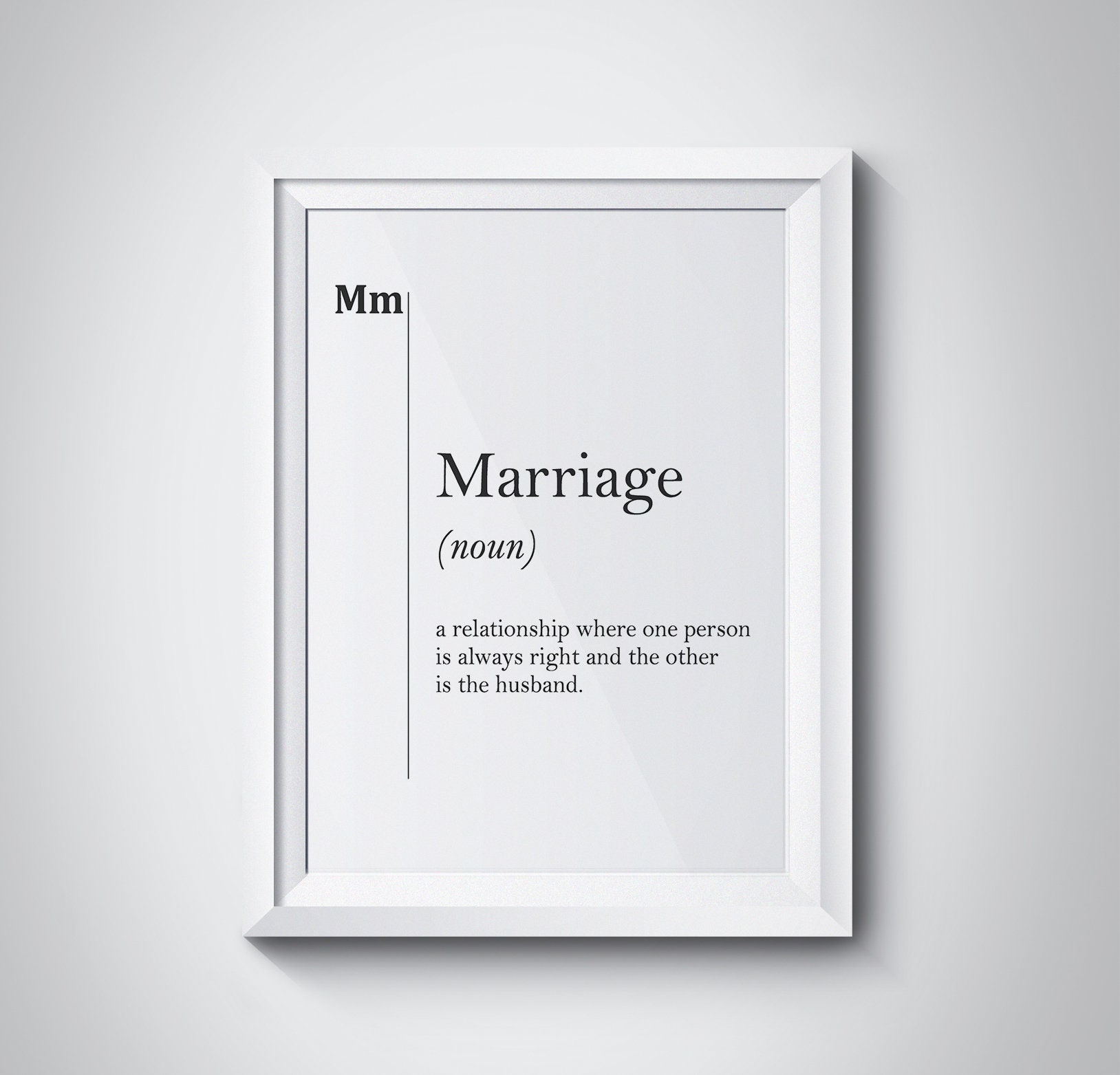 Meant to Be Printable Instant Download Bedroom Decor Newlyweds Gift Black and White Print Wedding Gift Idea for Bride and Groom